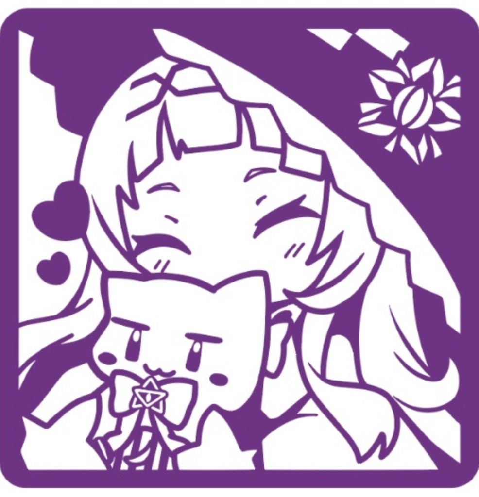【非公式】紫咲シオンハンコ【ホロライブ】