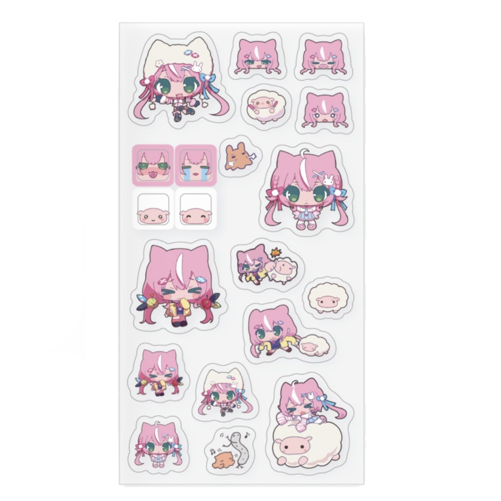 ヤンナリ　クリアシールシート【非公式】