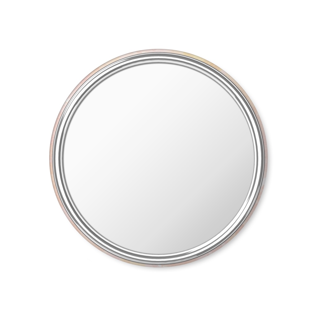 白猫の缶ミラー