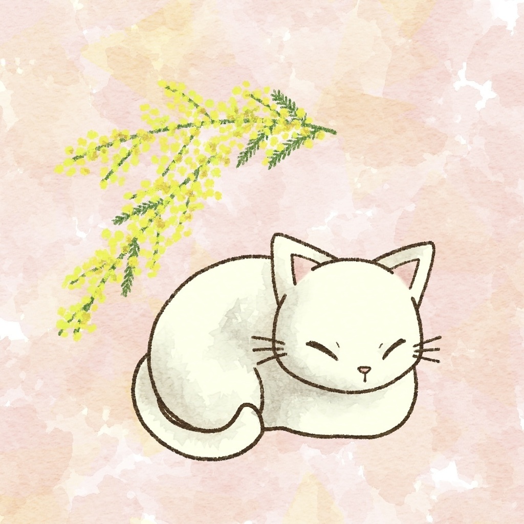 白猫の缶ミラー