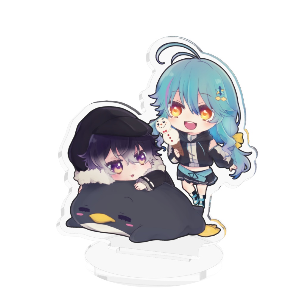 あいギンペアアクリルフィギュア