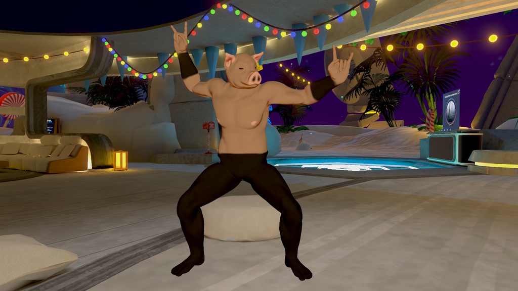 【VRChat用】アバター_Pigman Fighter
