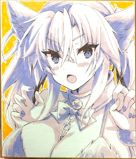 武蔵しゃん中色紙２