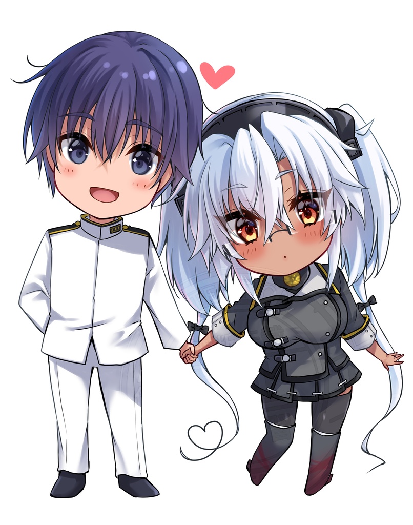 提督と武蔵しゃんのアクスタ