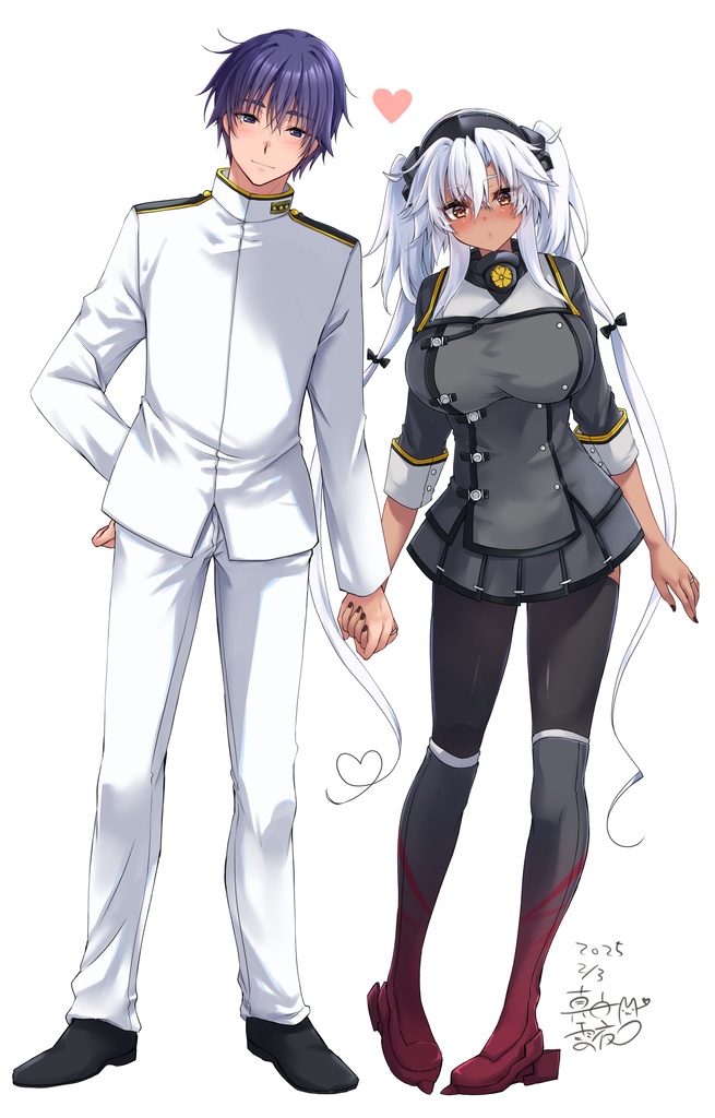 提督と武蔵しゃんのBIGLOVEアクスタ