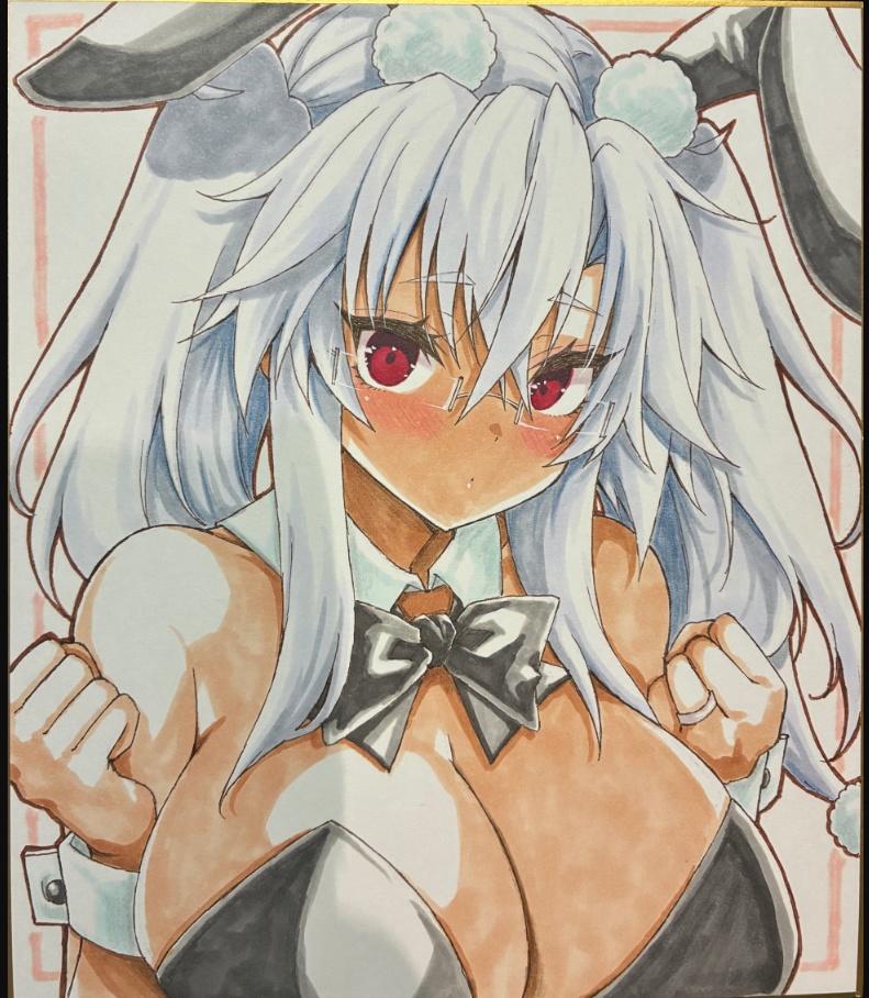 うさ武蔵しゃん色紙１