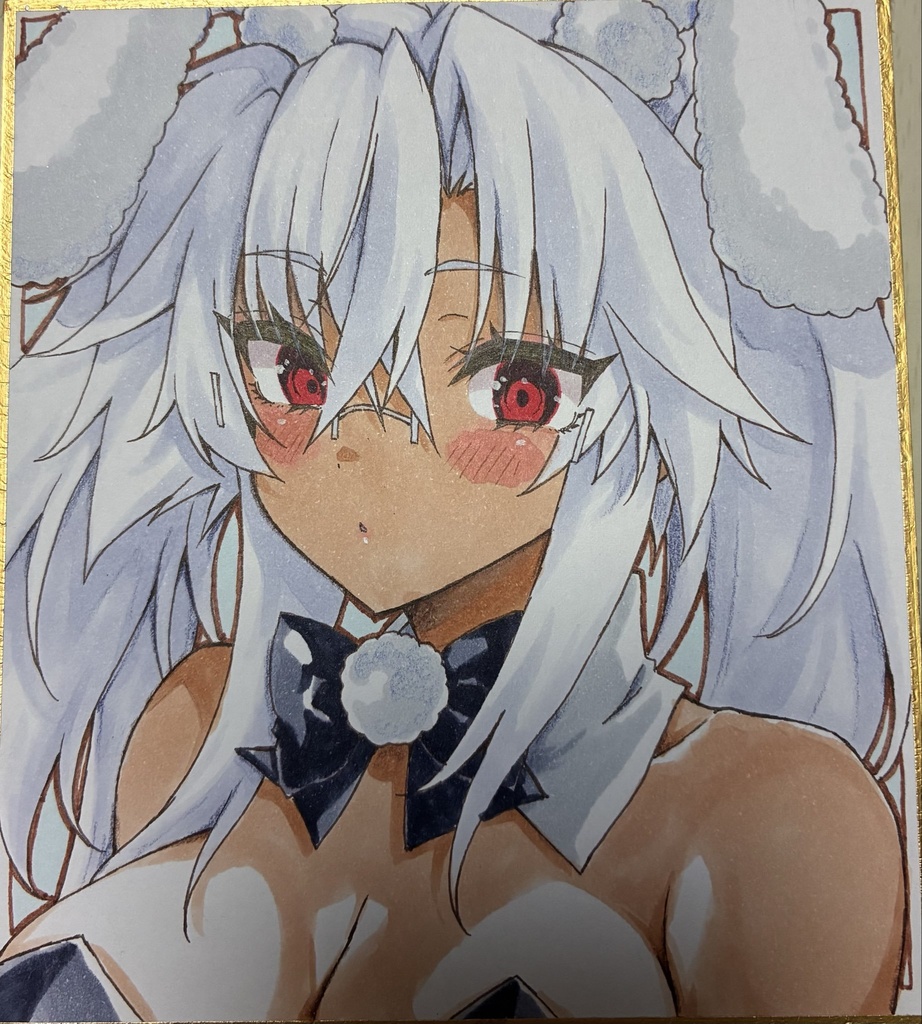 バニー武蔵しゃんミニ色紙