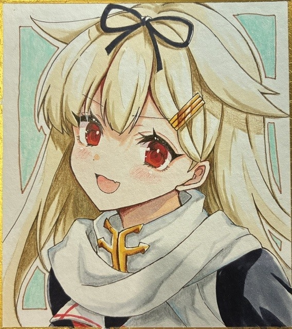小色紙　夕立ちゃん