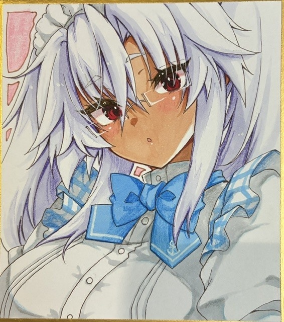 小色紙　パン屋さんな武蔵しゃ