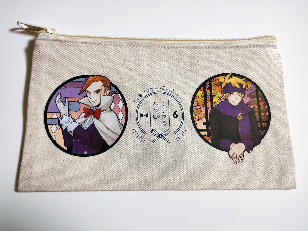 ミナマツ　キャンバスポーチ