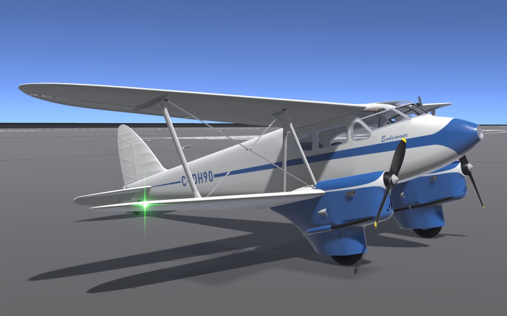 K3式 DH.90型 Dragonfly (Ver1.10a)【VRC想定】【Sacc's Flight】