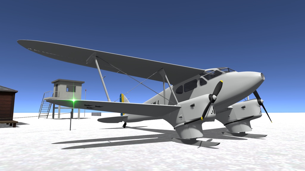 K3式 DH.90型 Dragonfly (Ver1.10a)【VRC想定】【Sacc's Flight】