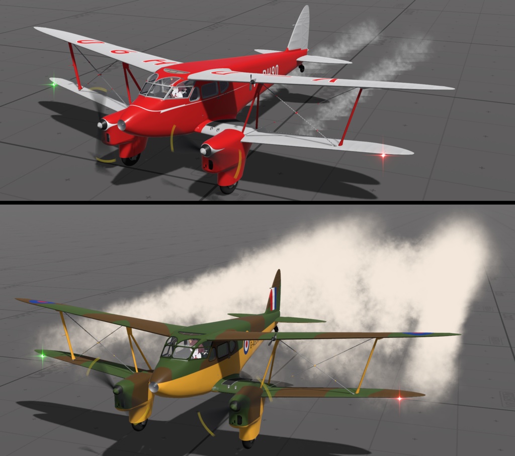 K3式 DH.90型 Dragonfly【VRC想定】【Sacc's Flight】
