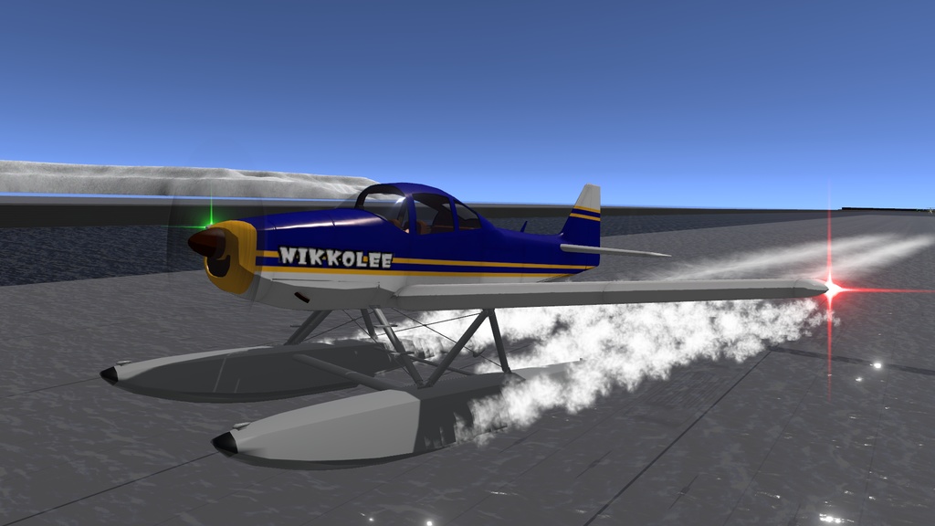 K3式 小型機用フロート(YP01 NIKKOLEE 水上機転換キット)【VRC想定】【Sacc's Flight】(再配布可)