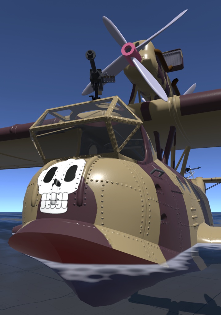 K3式 ダボハゼ型 中型飛行艇 (Ver1.02)【VRC想定】【Sacc's Flight】