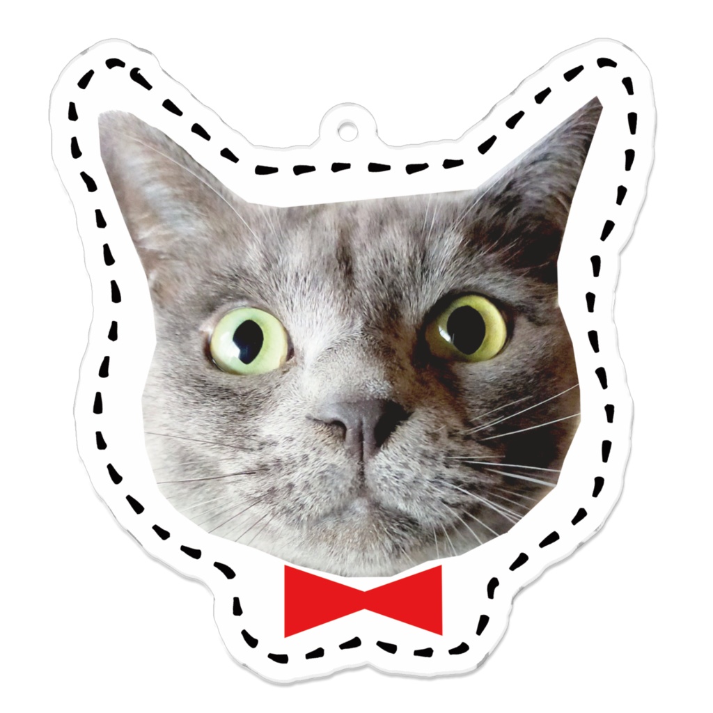 おすまし猫キーホルダー