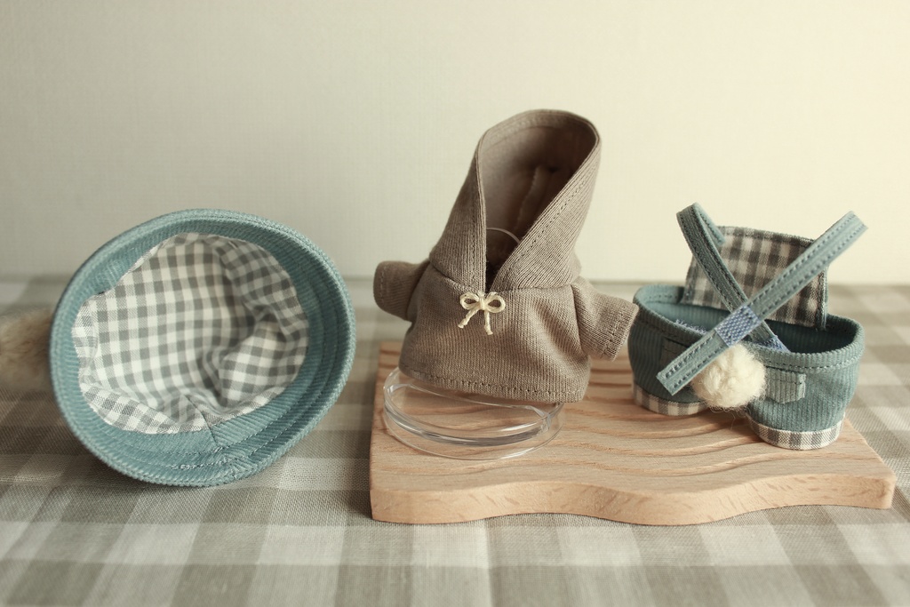 くまさんのサロペットセット