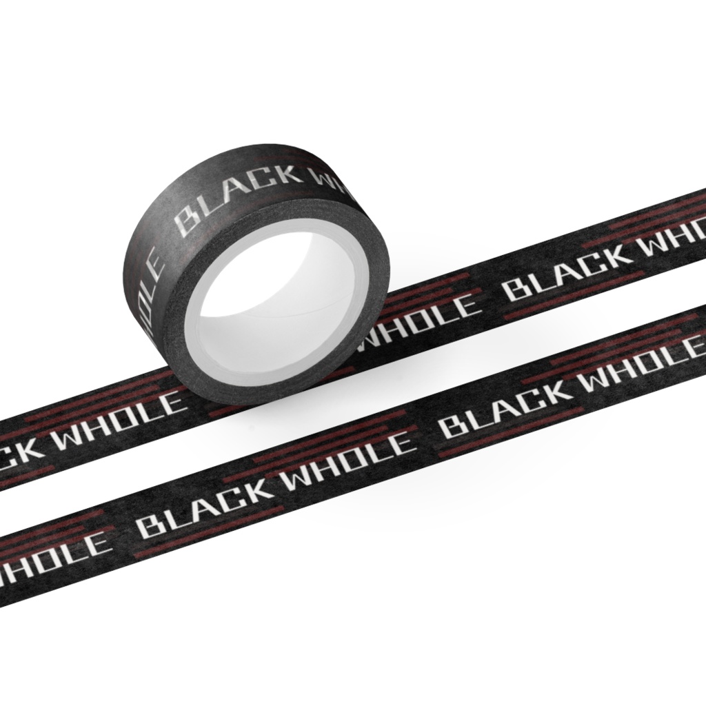 [WHOLE] BLACK WHOLE マスキングテープ - テープ