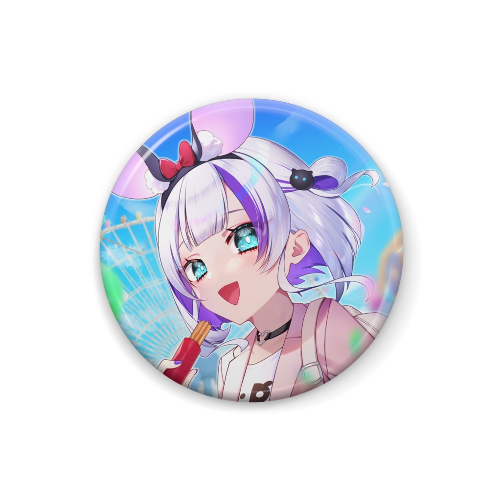  【れむみ】テーマパーク缶バッチ