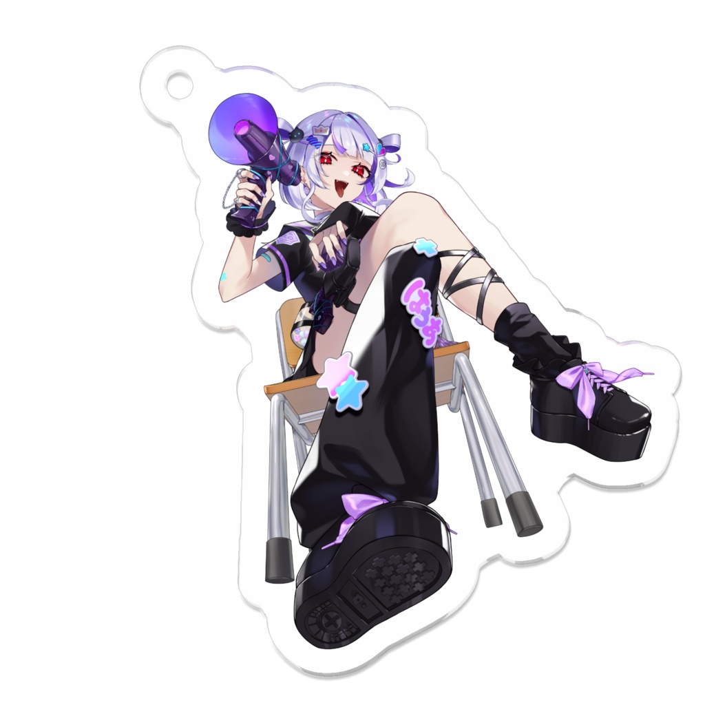 誕生日記念アクリルキーホルダー -黒ver-