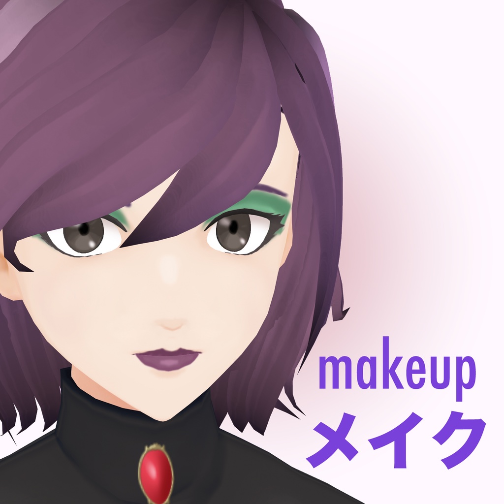 【VRoid β用】Soft Shaded Face & Hair Preset (Female) ソフト顔とヘアプリセット(女性)