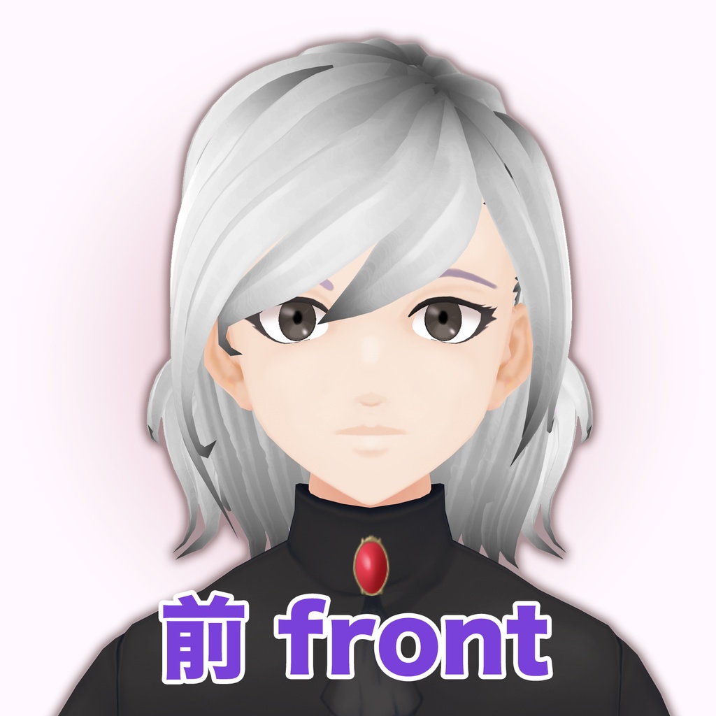 【VRoid β用】Soft Shaded Face & Hair Preset (Female) ソフト顔とヘアプリセット(女性)