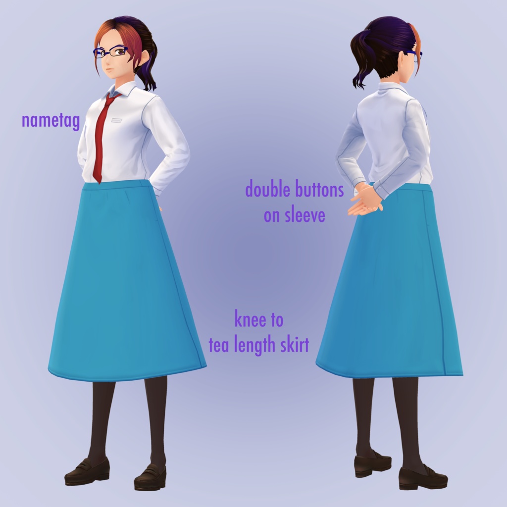 【VRoid用】マレーシア制服 Malaysian Uniforms
