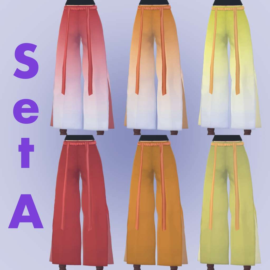 【VRoid正式版】中華風宋代のパンツ Song Dynasty Pants