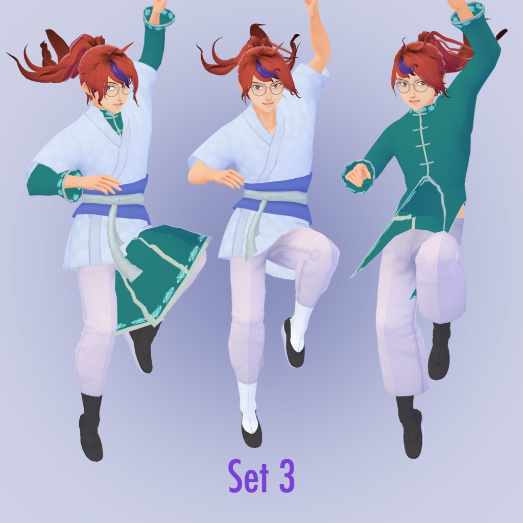 【VRoid正式版】中華風 武侠コーデ1Wuxia Combi 1