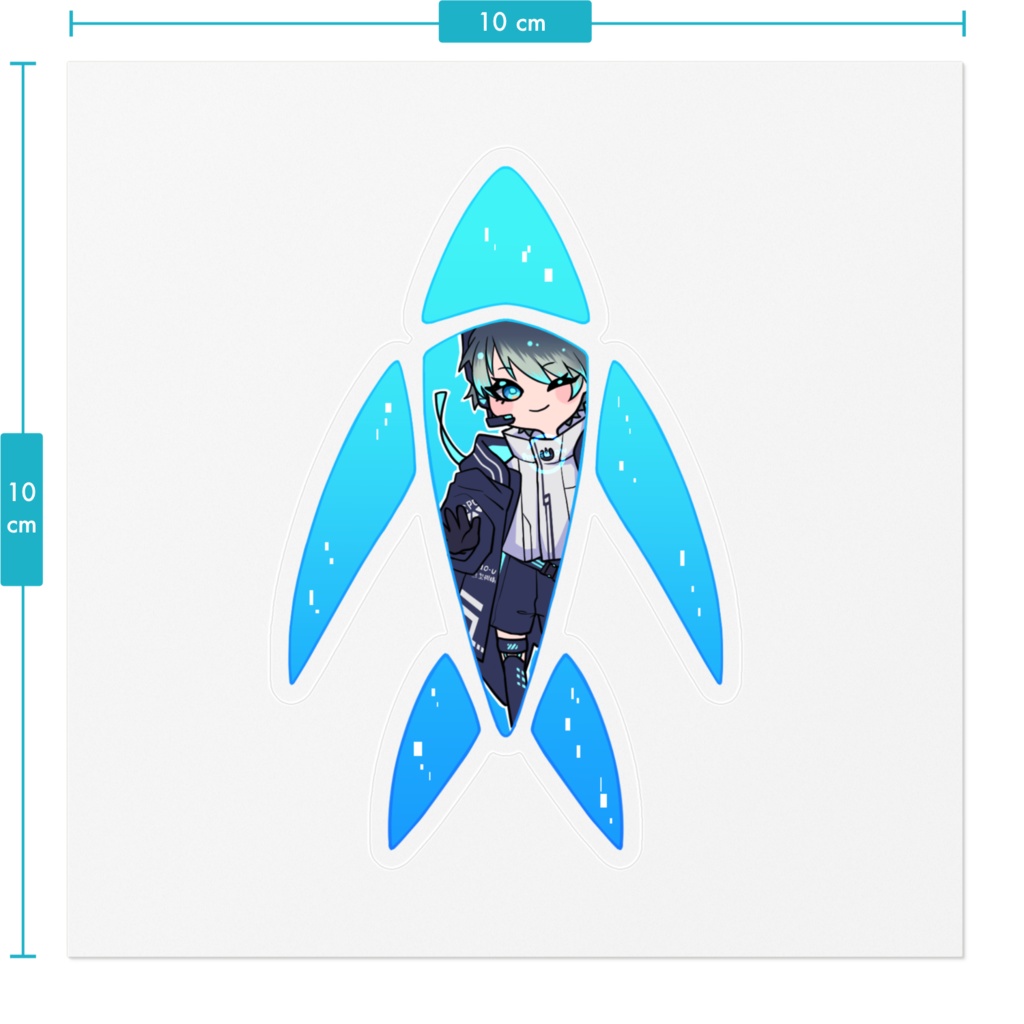 志熊エソラ ステッカー3種