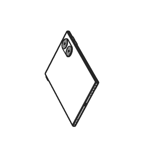 【3Dモデル/FBX】スマートフォン(シンプル)|作画補助・CLIP STUDIO対応