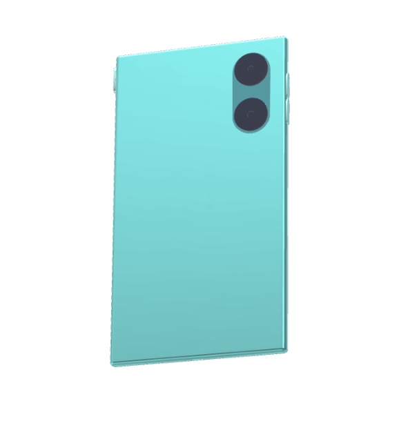 【3Dモデル/FBX】スマートフォン(シンプル)|作画補助・CLIP STUDIO対応