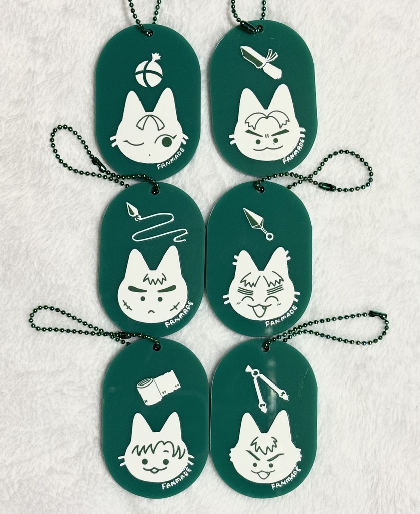 6にゃんアクキー