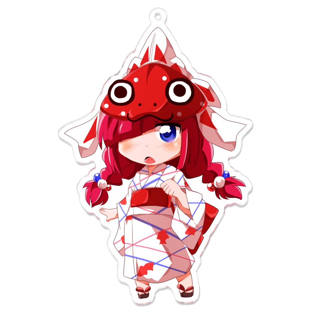金魚ねぷたんアクリルキーホルダー