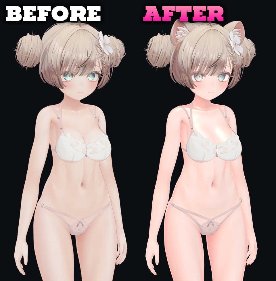 汎用🍑なめらかピーチ肌素材〈Silky Peach Skin Material〉