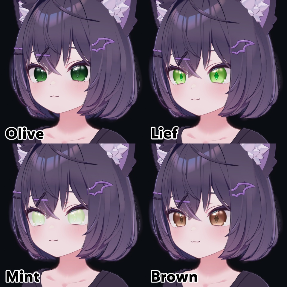 【ショコラ専用】👀Grass Eye Texture 20colors + Emi Mask