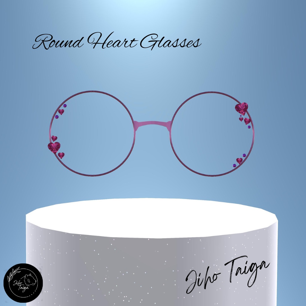 Round Heart Glasses