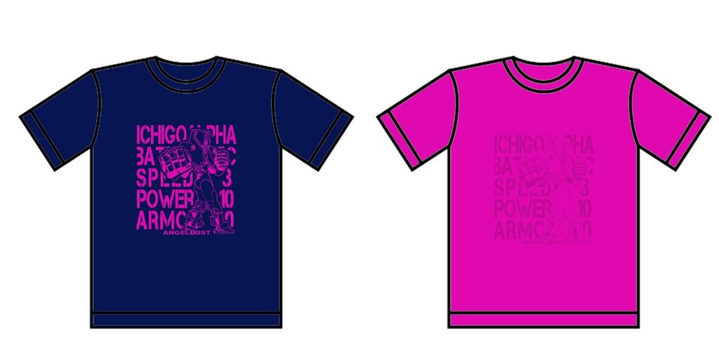いちごアルファTシャツ