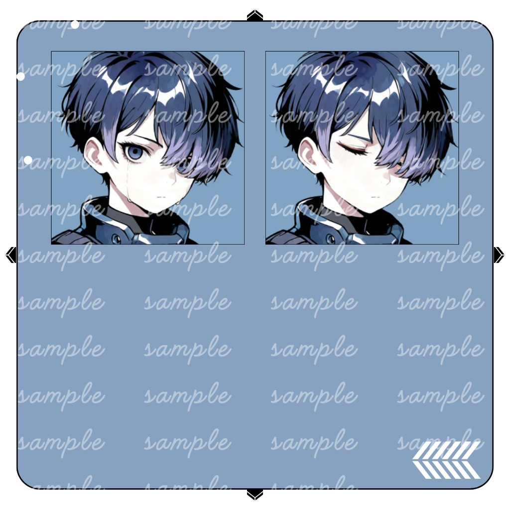 【TRPG立ち絵】無感情な特殊部隊エージェント|全身|表情10種|現代CoC