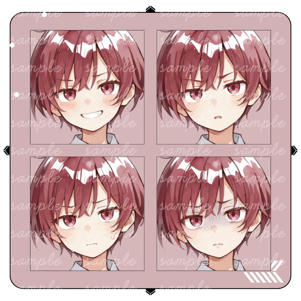 【TRPG立ち絵】新聞部の勝ち気な女子高生|女性|全身|表情12種|現代CoC対応