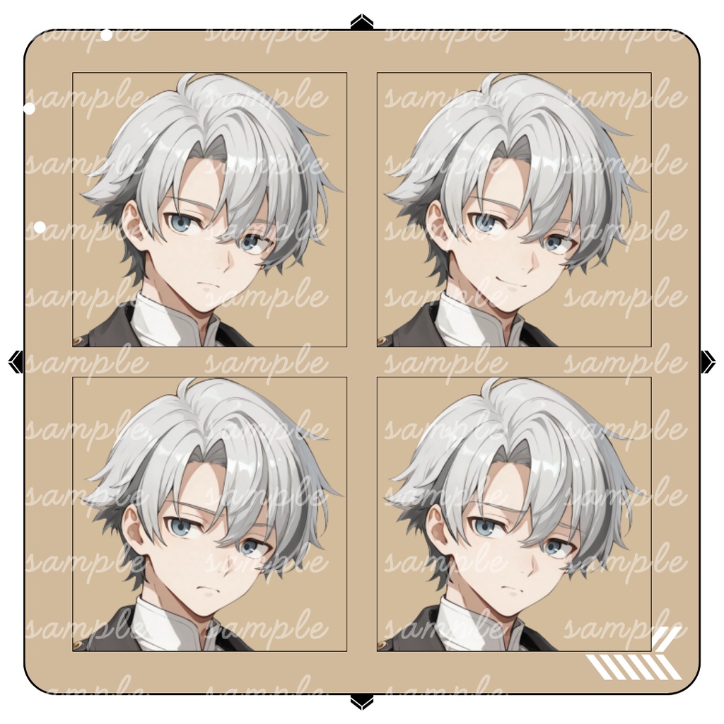 【TRPG立ち絵】静かな夜番の青年|男性|全身|表情12種|ファンタジーTRPG対応