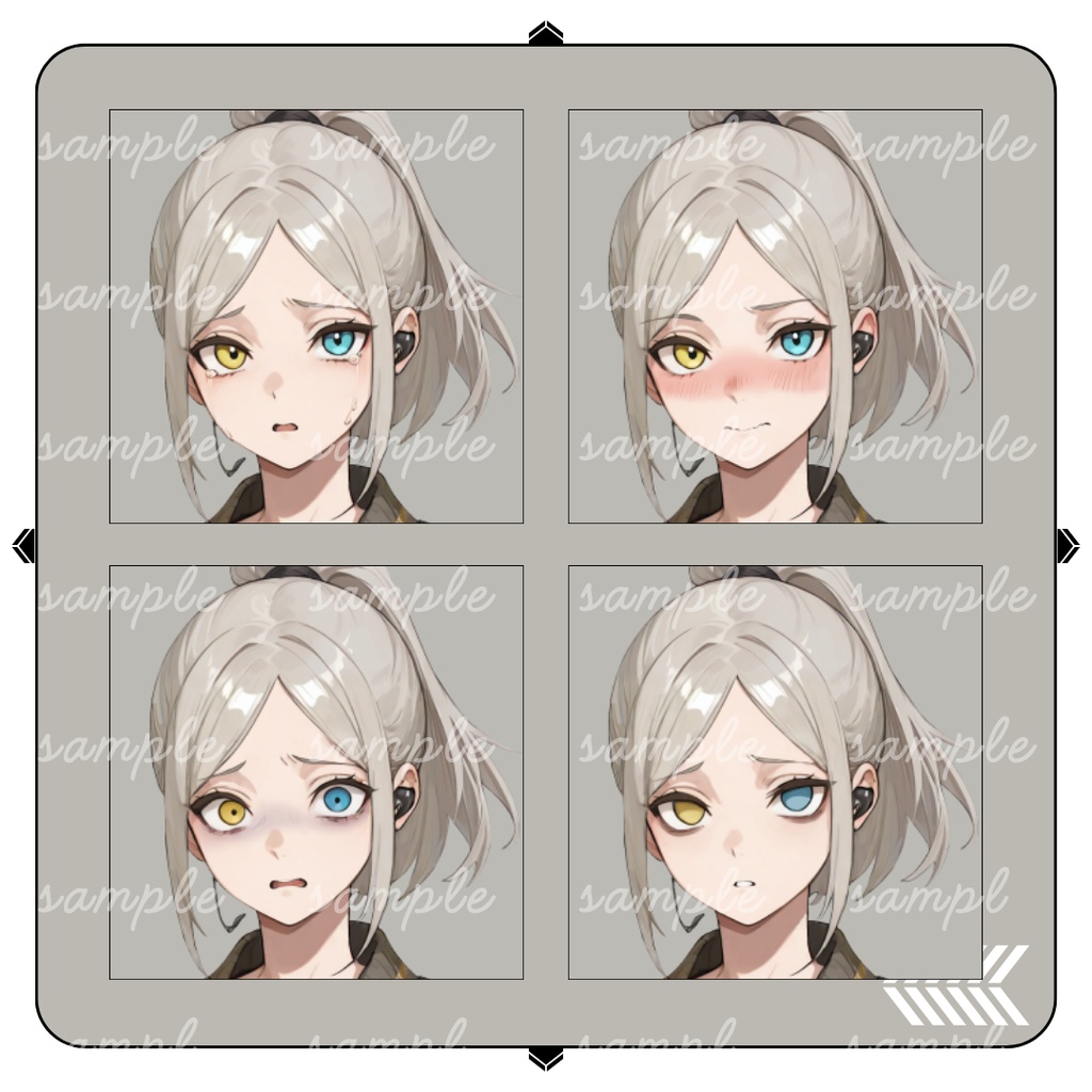 【TRPG立ち絵】現場同行の若手オペレーター|女性|全身|表情12種|現代TRPG対応