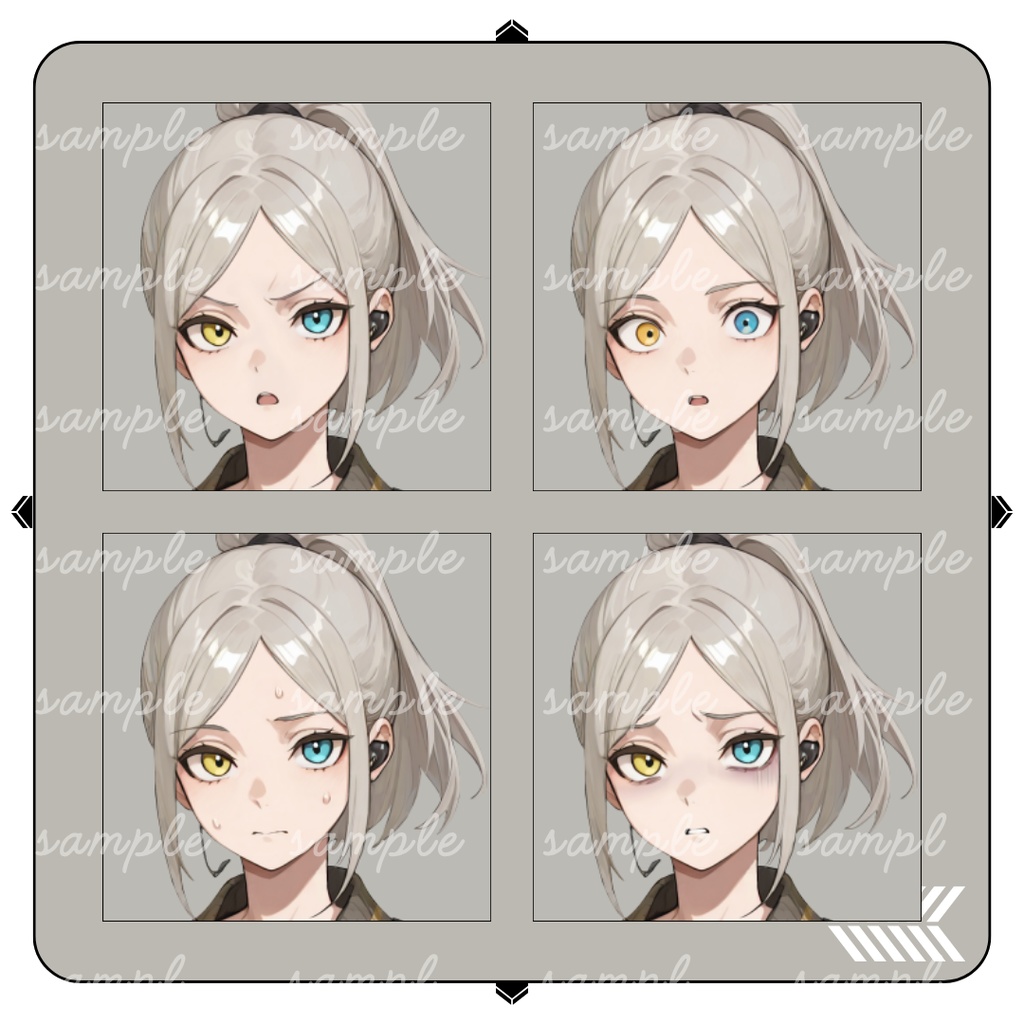 【TRPG立ち絵】現場同行の若手オペレーター|女性|全身|表情12種|現代TRPG対応