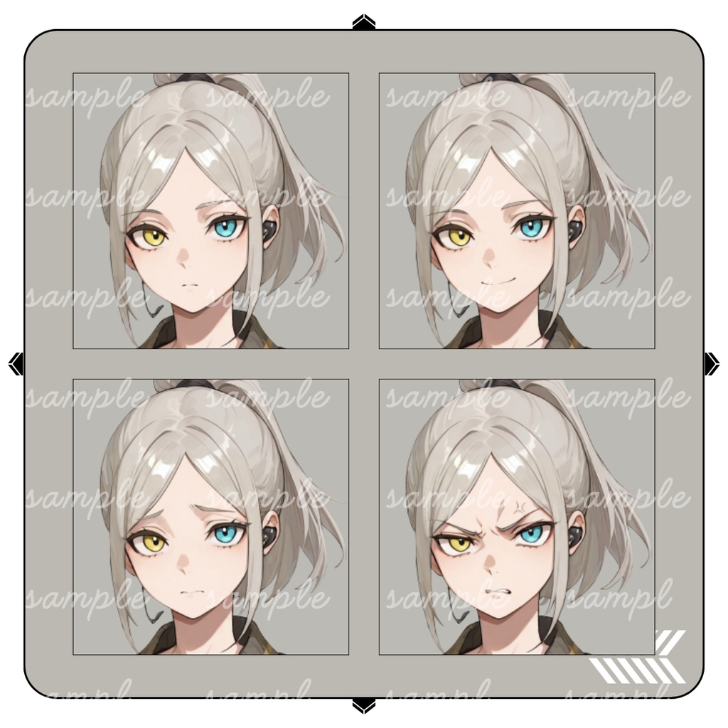 【TRPG立ち絵】現場同行の若手オペレーター|女性|全身|表情12種|現代TRPG対応