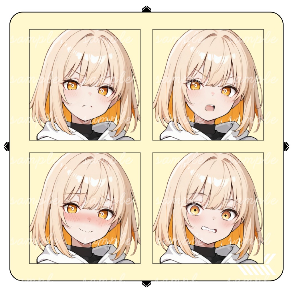 【TRPG立ち絵】機械義足の電撃使い|若い女性|全身|通常・戦闘差分+表情各12種|現代TRPG対応