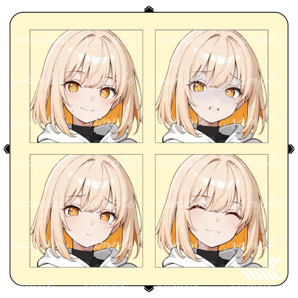 【TRPG立ち絵】機械義足の電撃使い|若い女性|全身|通常・戦闘差分+表情各12種|現代TRPG対応