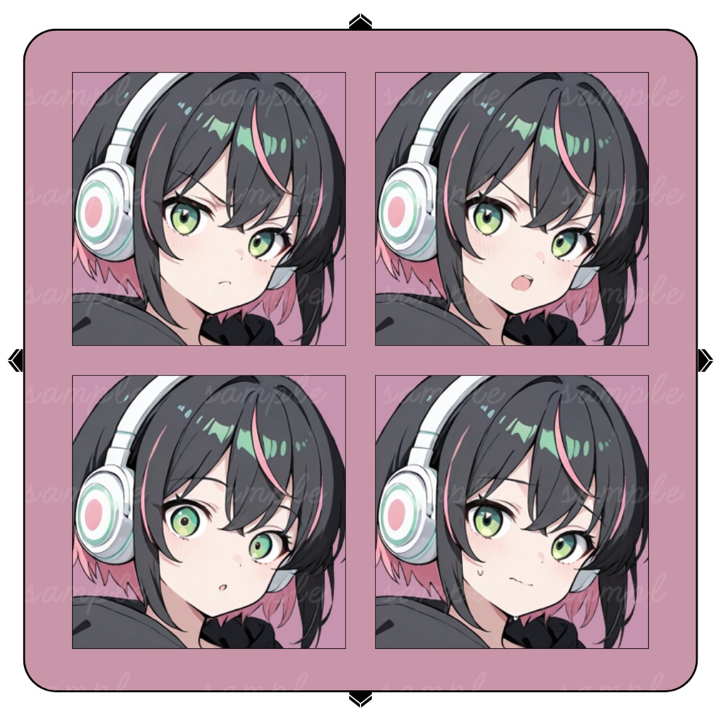 【TRPG立ち絵】天才ハッカーの少女|女性|全身|表情12種|現代CoC対応