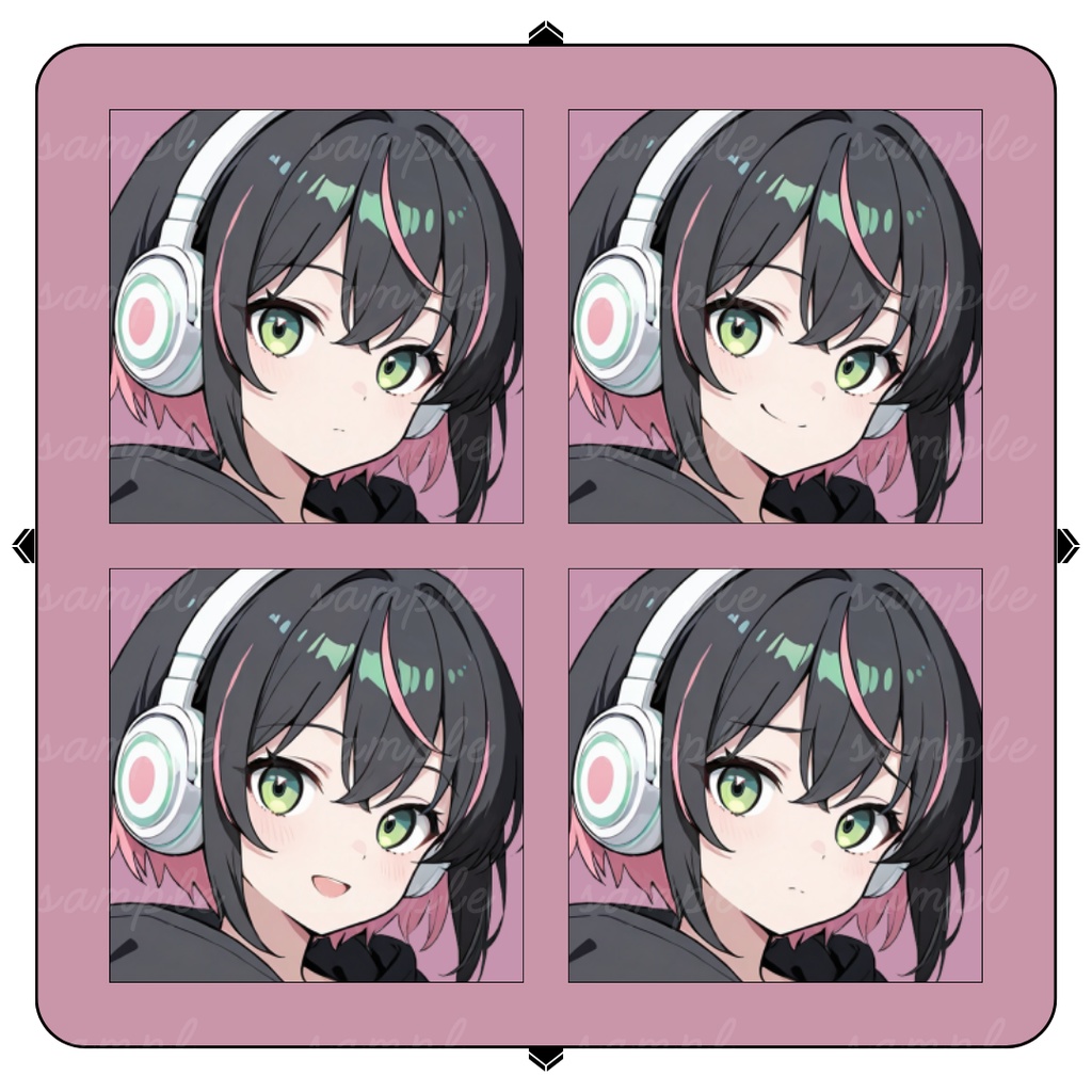 【TRPG立ち絵】天才ハッカーの少女|女性|全身|表情12種|現代CoC対応