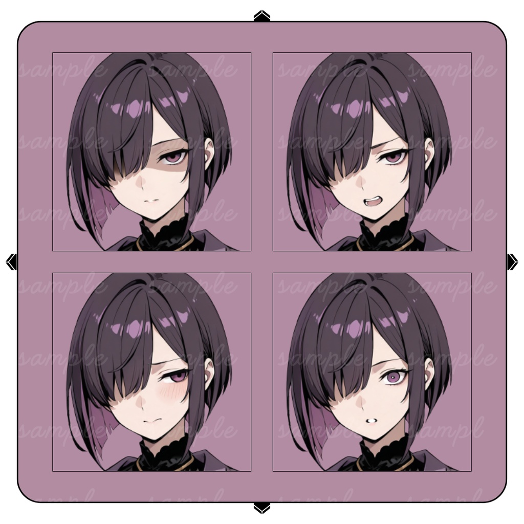 【TRPG立ち絵】闇の遺物鑑定士|女性|全身|表情12種|現代CoC対応