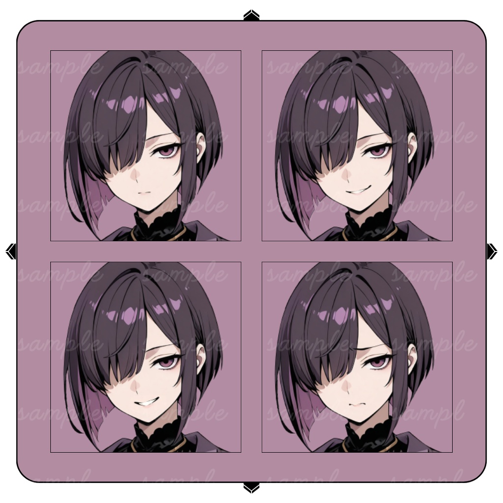 【TRPG立ち絵】闇の遺物鑑定士|女性|全身|表情12種|現代CoC対応